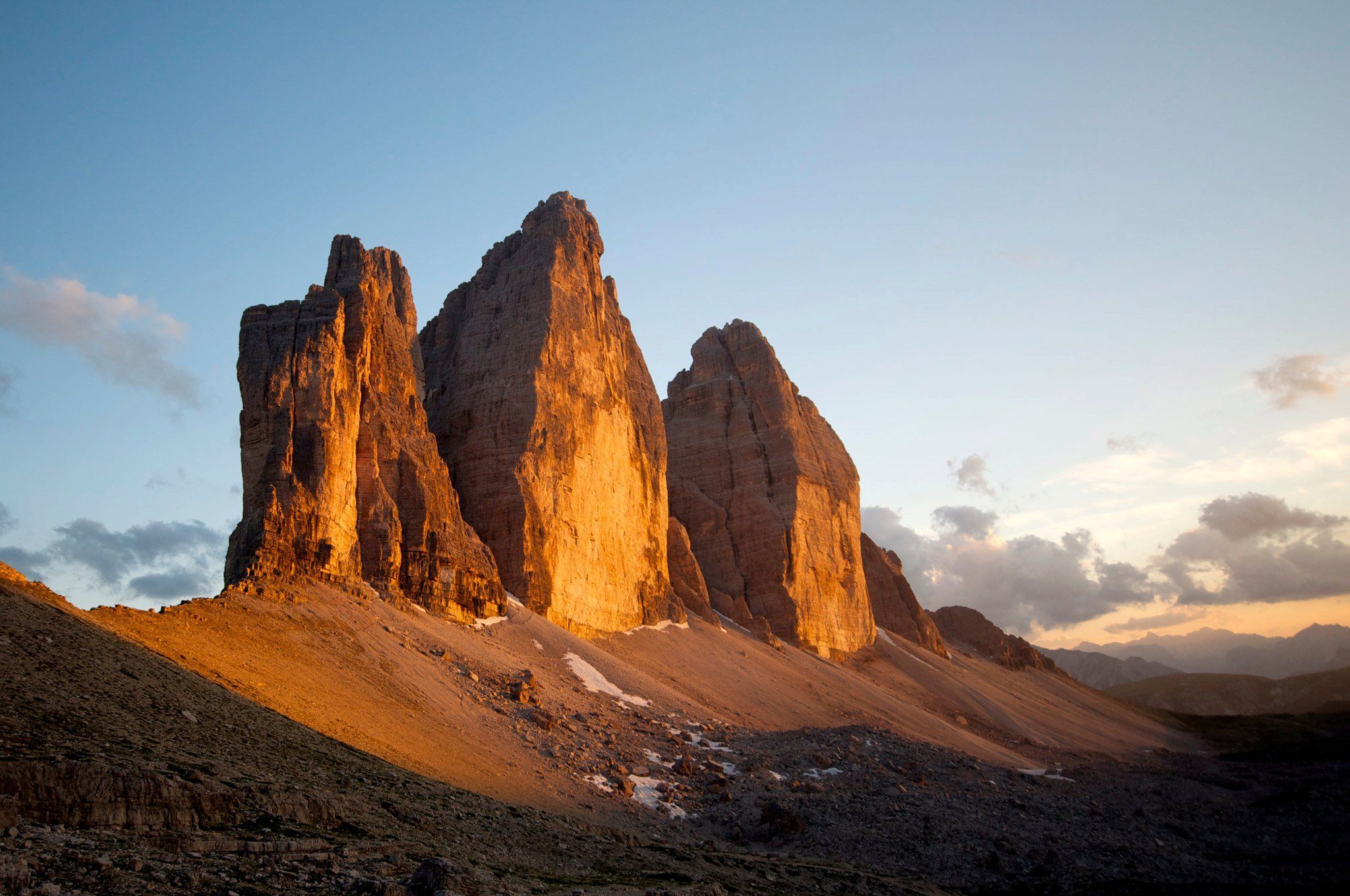 Trentino le tre cime di Lavaredo